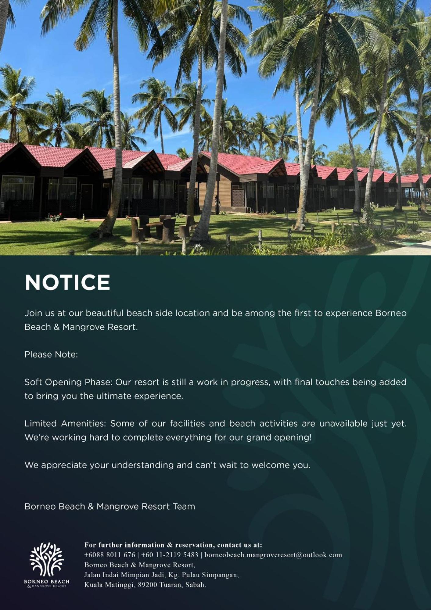 Borneo Beach & Mangrove Resort Tuaran Ngoại thất bức ảnh
